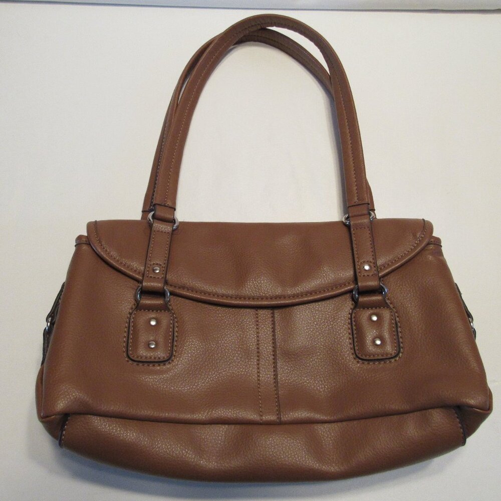 Vintage Relic Double Handle Handbag/Purse Brown
